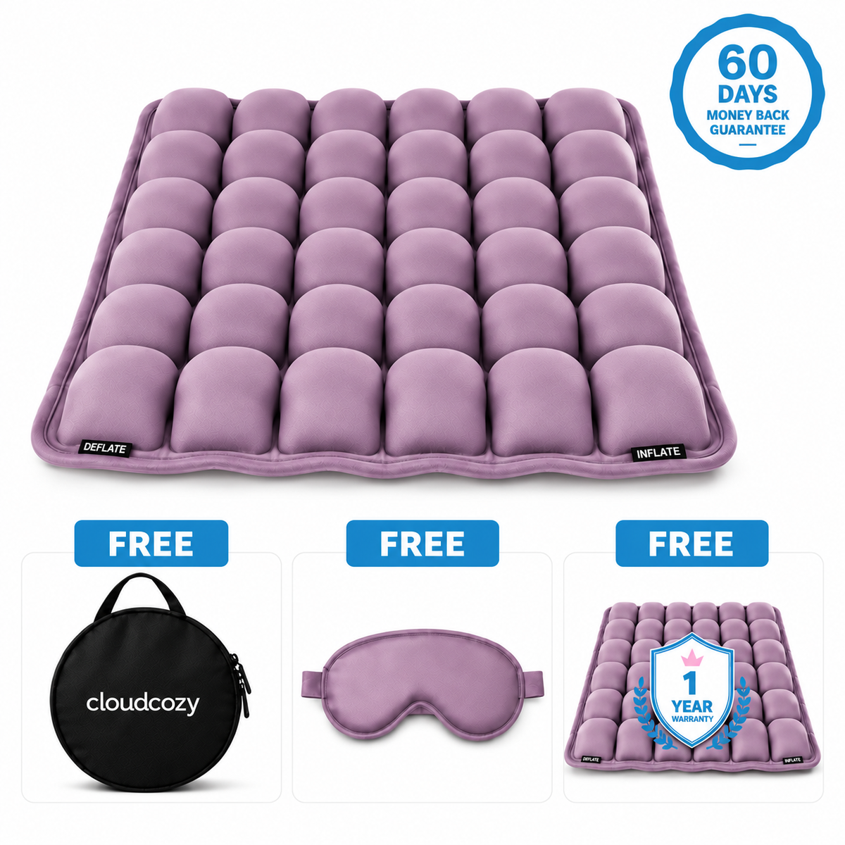 Comfort Travel Bundle-Purple